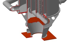 Реактор в разрезе